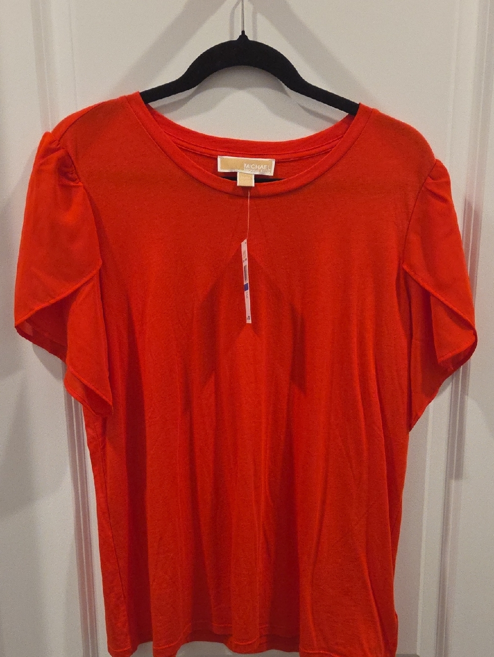 Michael Kors Bright Red Short Sleeve Women's Tee